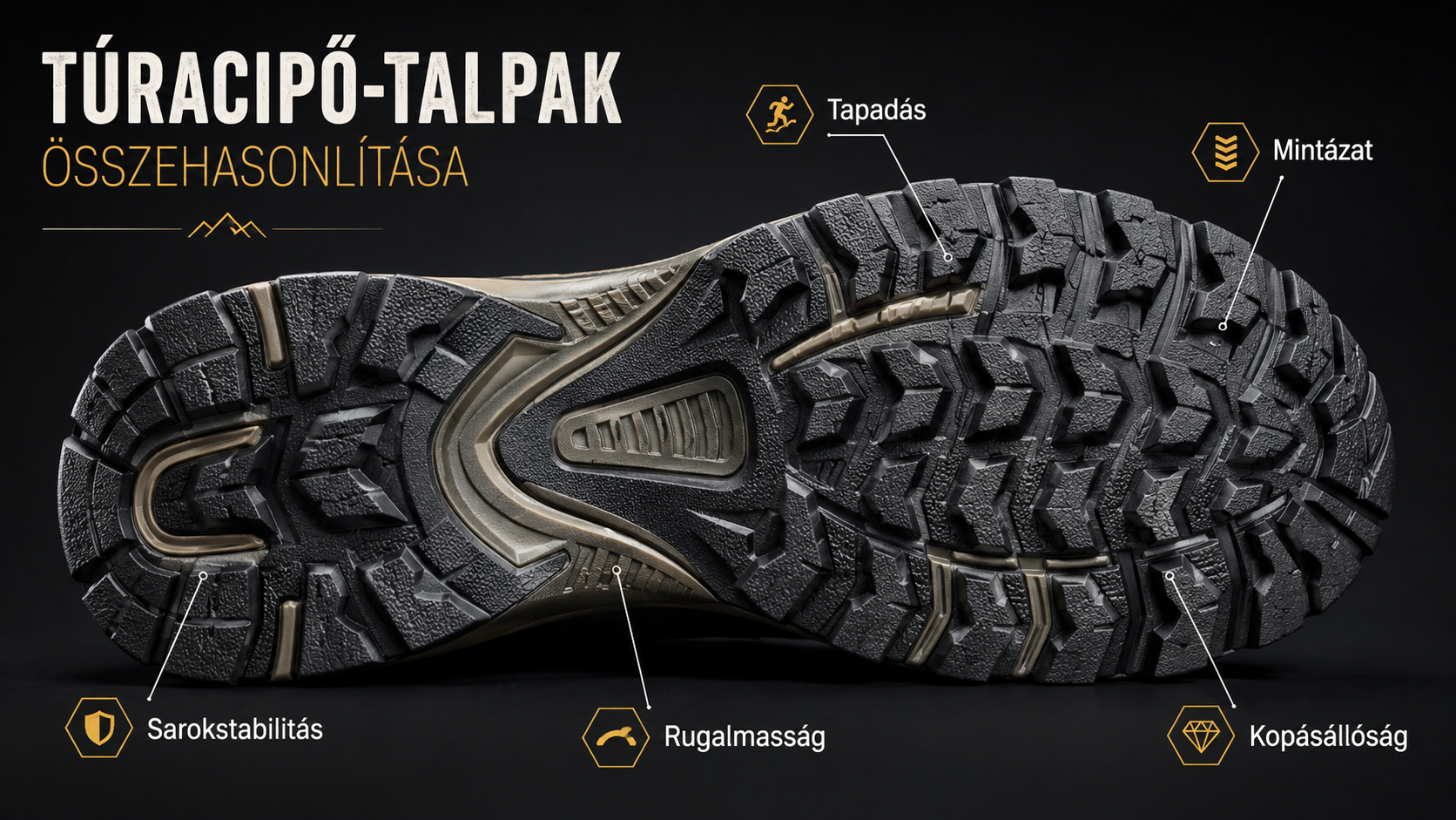 Vibram, Contagrip, Michelin – mit tud valójában a túracipő talpa?
